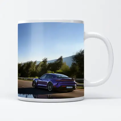 Porsche Taycan Turbo GT Purple Road Drive