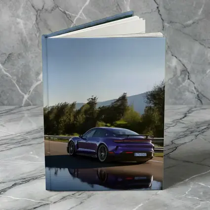 Porsche Taycan Turbo GT Purple Road Drive