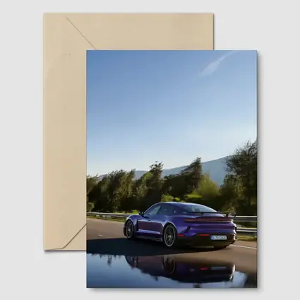 Porsche Taycan Turbo GT Purple Road Drive
