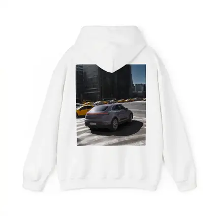 Porsche Macan City Streets Urban Background