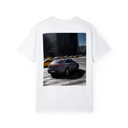 Porsche Macan City Streets Urban Background