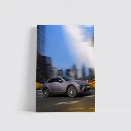Porsche Macan Electric City Street Motion
