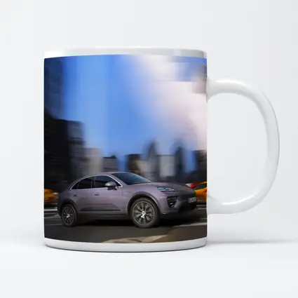 Porsche Macan Electric City Street Motion