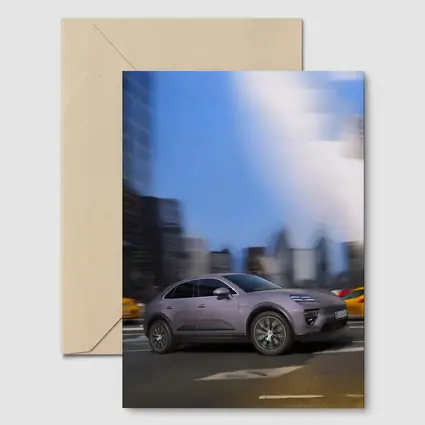 Porsche Macan Electric City Street Motion