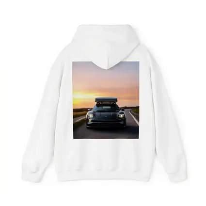 Porsche Taycan Cross Turismo Sunset Road Drive