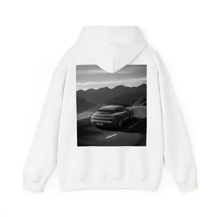 Porsche Taycan Sport Turismo Black White Road