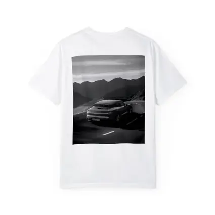 Porsche Taycan Sport Turismo Black White Road