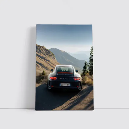 Porsche 911 GT3 Mountain Road Rear View