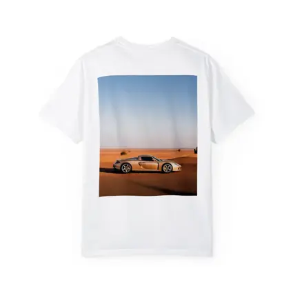 Porsche Carrera GT Silver Desert Landscape