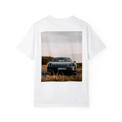 Porsche Taycan Front View Rural Road