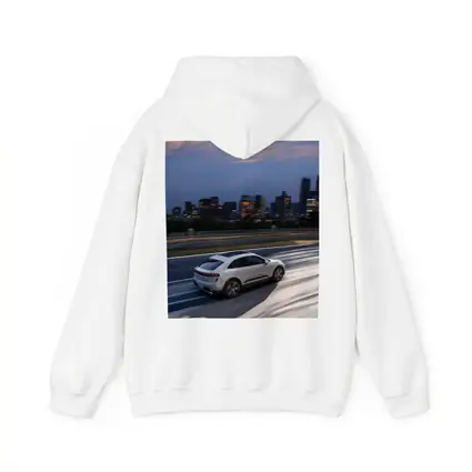 Porsche Macan City Skyline Dusk Drive