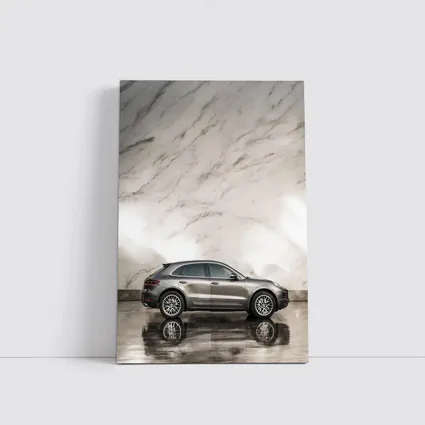 Porsche Macan Side Profile Marble Wall
