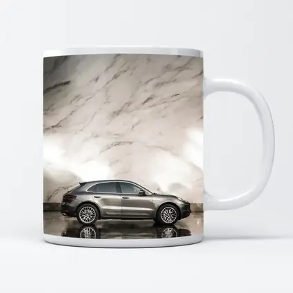 Porsche Macan Side Profile Marble Wall