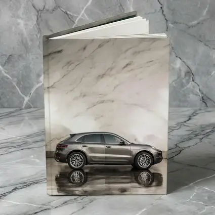Porsche Macan Side Profile Marble Wall