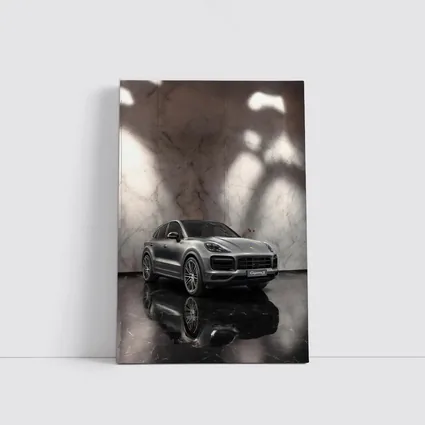 Porsche Cayenne S Silver Marble Studio