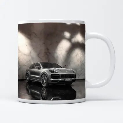 Porsche Cayenne S Silver Marble Studio