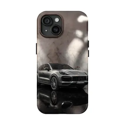 Porsche Cayenne S Silver Marble Studio