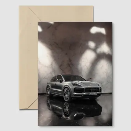 Porsche Cayenne S Silver Marble Studio