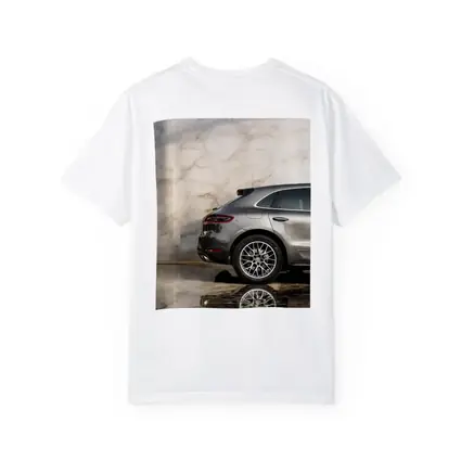 Porsche Macan Gray Marble Showroom Background