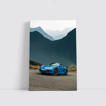 Porsche Boxster Blue Mountains Road Background