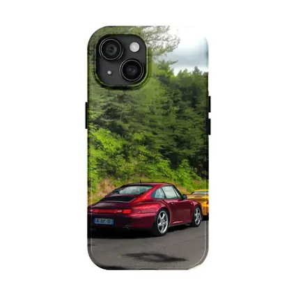 Porsche 911 Duo on Forest Road