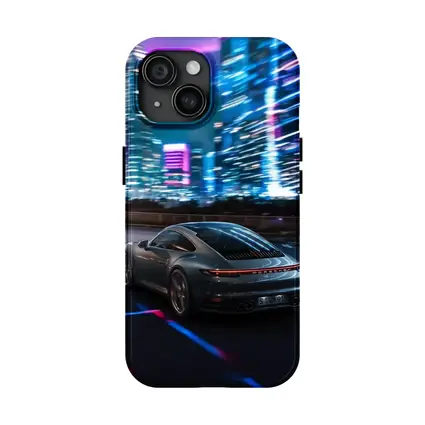 Porsche 911 Neon City Night Drive