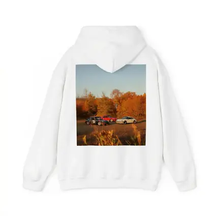 Three Classic Porsche 911 Cars Autumn Setting