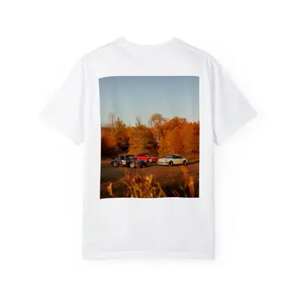 Three Classic Porsche 911 Cars Autumn Setting