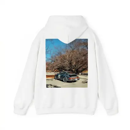 Porsche 911 Race Car Bare Winter Trees