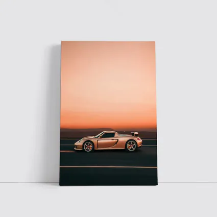 Porsche Carrera GT Pink Sunset Road