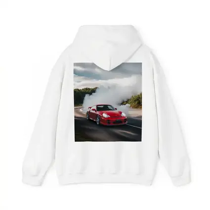 Red Porsche 911 GT2 Smoking Road