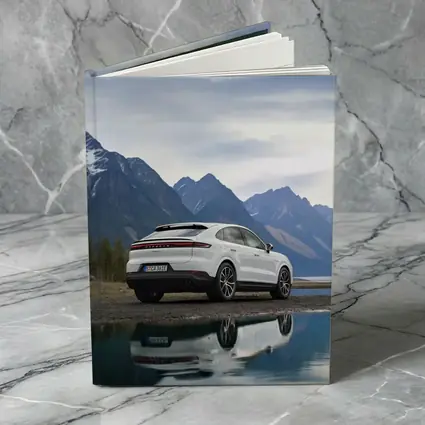 Porsche Cayenne Coupe White Mountain Lake
