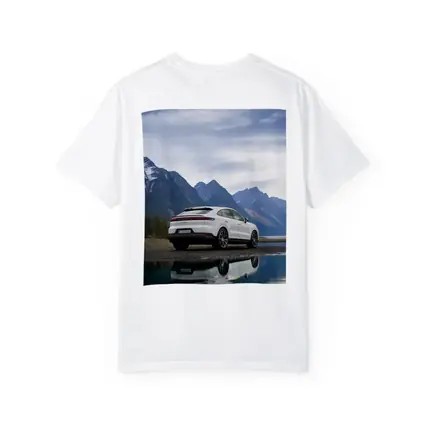 Porsche Cayenne Coupe White Mountain Lake
