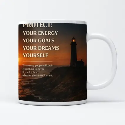 Protect Your Energy Goals Dreams Mindset Quote