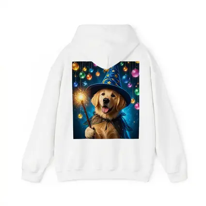 Golden Retriever Wizard Dog Magic Sparkle