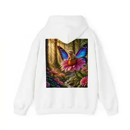Golden Retriever Puppy Butterfly Fantasy Forest