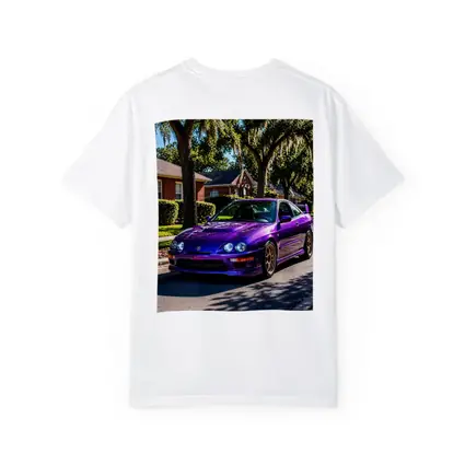 Purple Acura Integra Type R Suburban Street