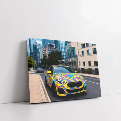 BMW 2 Series Psychedelic Art Wrap City