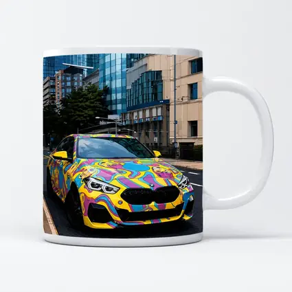 BMW 2 Series Psychedelic Art Wrap City