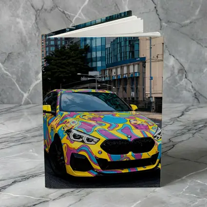 BMW 2 Series Psychedelic Art Wrap City