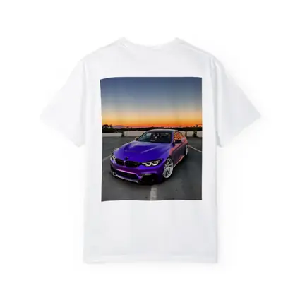 Purple BMW M4 Coupe Sunset Sky