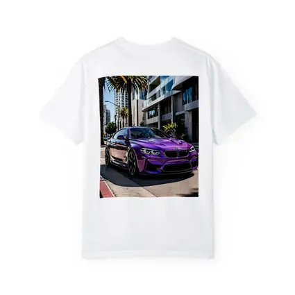 Purple BMW M2 Parked on City Street