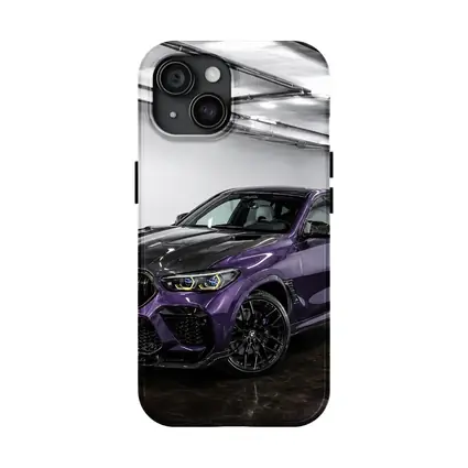BMW X6 M Purple Carbon Body Indoor Garage
