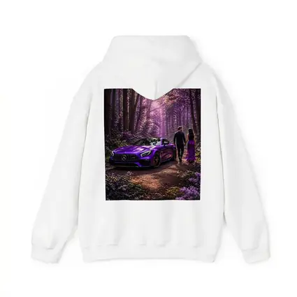 Purple Mercedes AMG GT Forest Couple