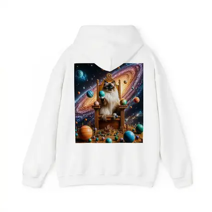 Ragdoll Cat on Throne Galaxy Space