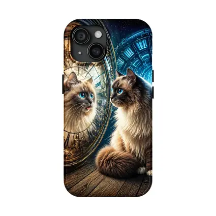 Ragdoll Cat Mystical Clock Portal Fantasy