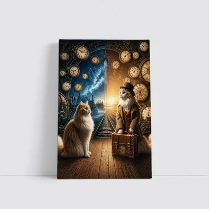 Ragdoll Cats Steampunk Time Travel Adventure