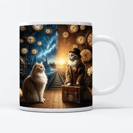 Ragdoll Cats Steampunk Time Travel Adventure