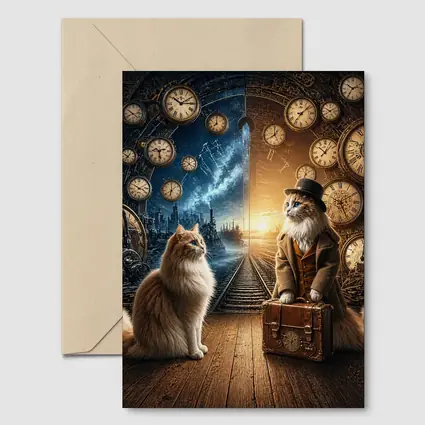 Ragdoll Cats Steampunk Time Travel Adventure