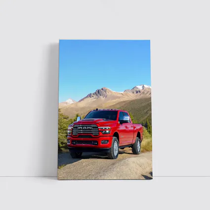 Ram Heavy Duty Truck Mountain Landscape